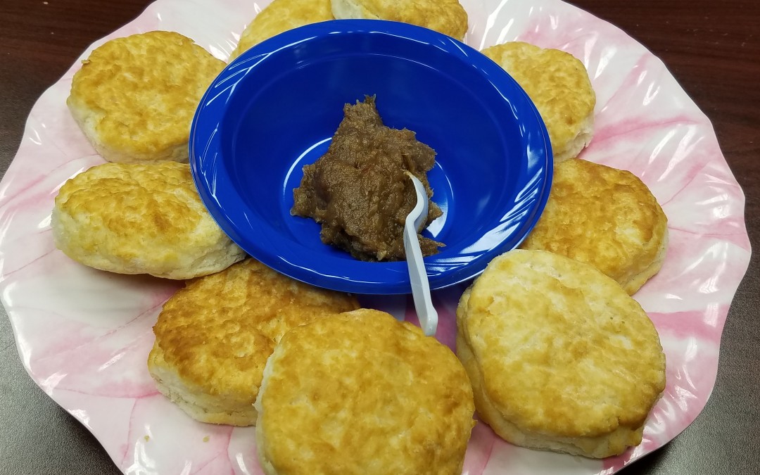 Biscuits, Oatmeal, and Apple Butter